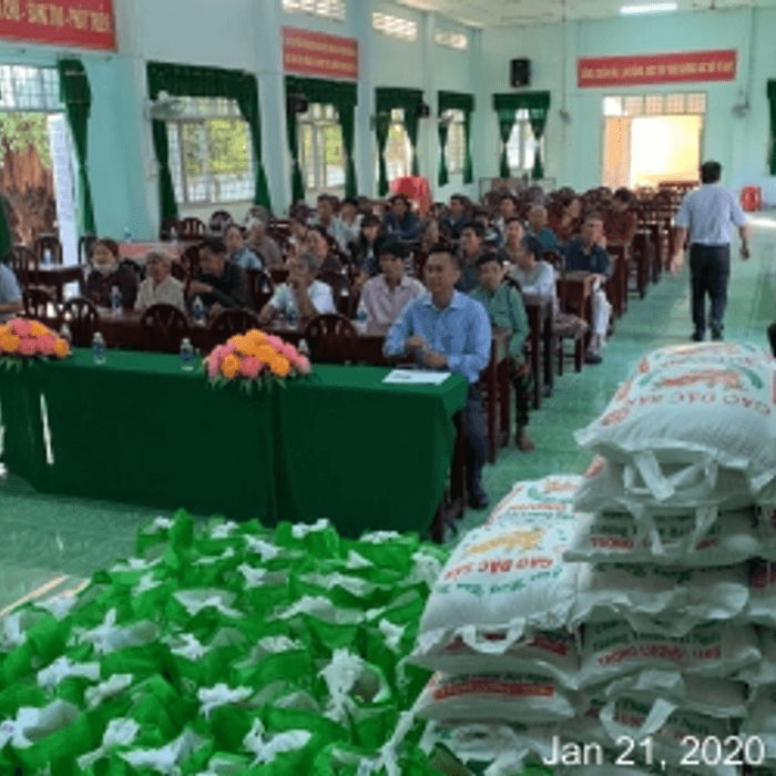 Contribution For A Happy Lunar New Year To Poor House In Tra Vinh Province